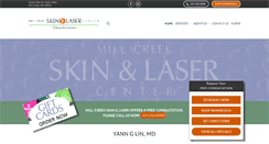 Desktop Screenshot of millcreekskinlaser.com